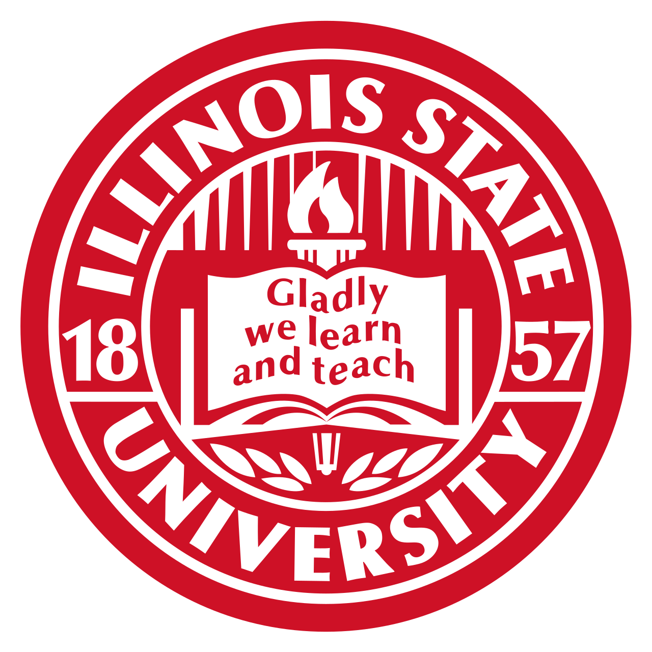 Illinois state university seal - alma mater of rick a. Fogerty