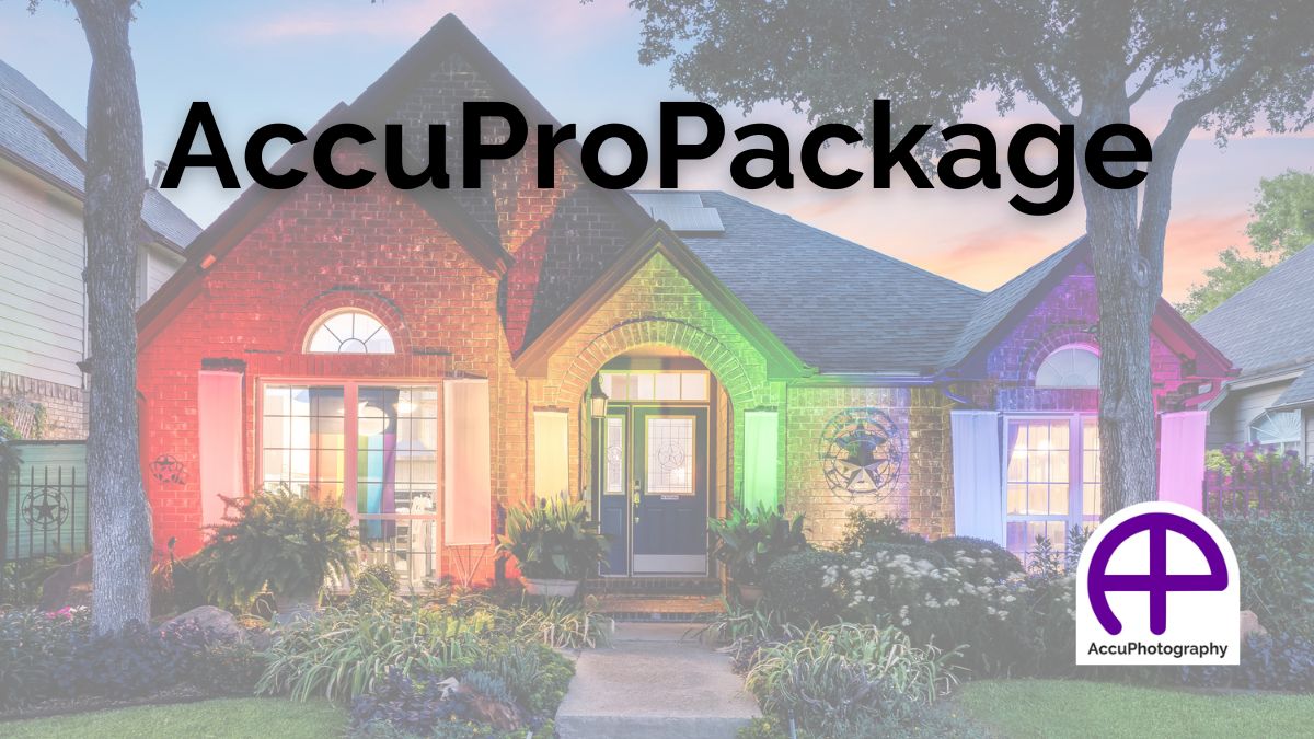 Accupropackage℠ with 25 or 40 photos, 6 aerial photos, detailed floor plans, a property website, and an interactive virtual tour.