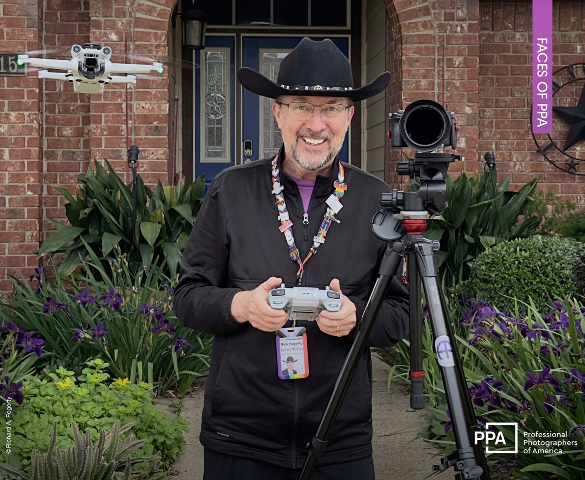 Rick fogerty from faces of ppa showcasing accurealestatephotography and accudronephotography, highlighting expertise in dallas real estate imaging.