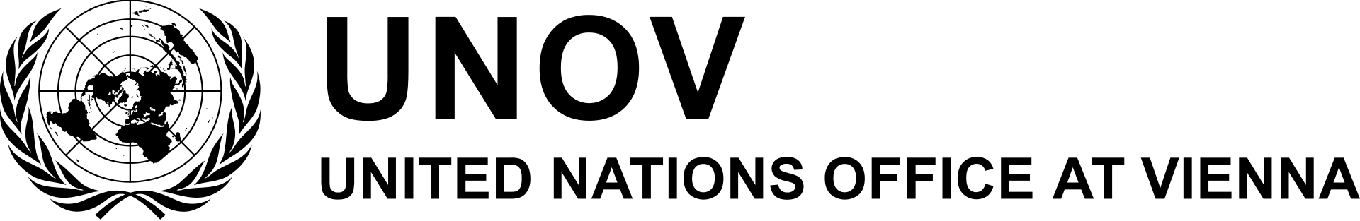 Official vector emblem and logo for the united nations office at vienna (unov).