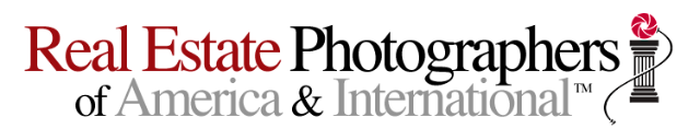 Real estate photographers of america & international member logo for accuphotography, providing expert real estate photography in dallas, texas.