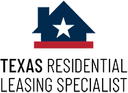 Official logo for the texas residential leasing specialist certification program